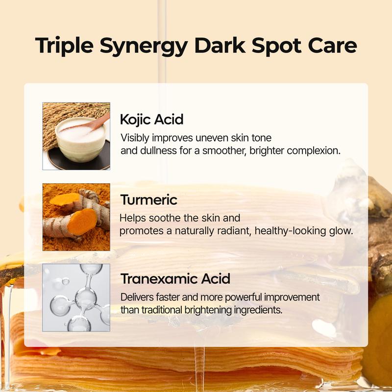 Kojic Acid Turmeric Amber Face & Body Care Set